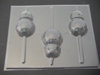 524sp Star Wonders BB Eight Chocolate or Hard Candy Lollipop Mold